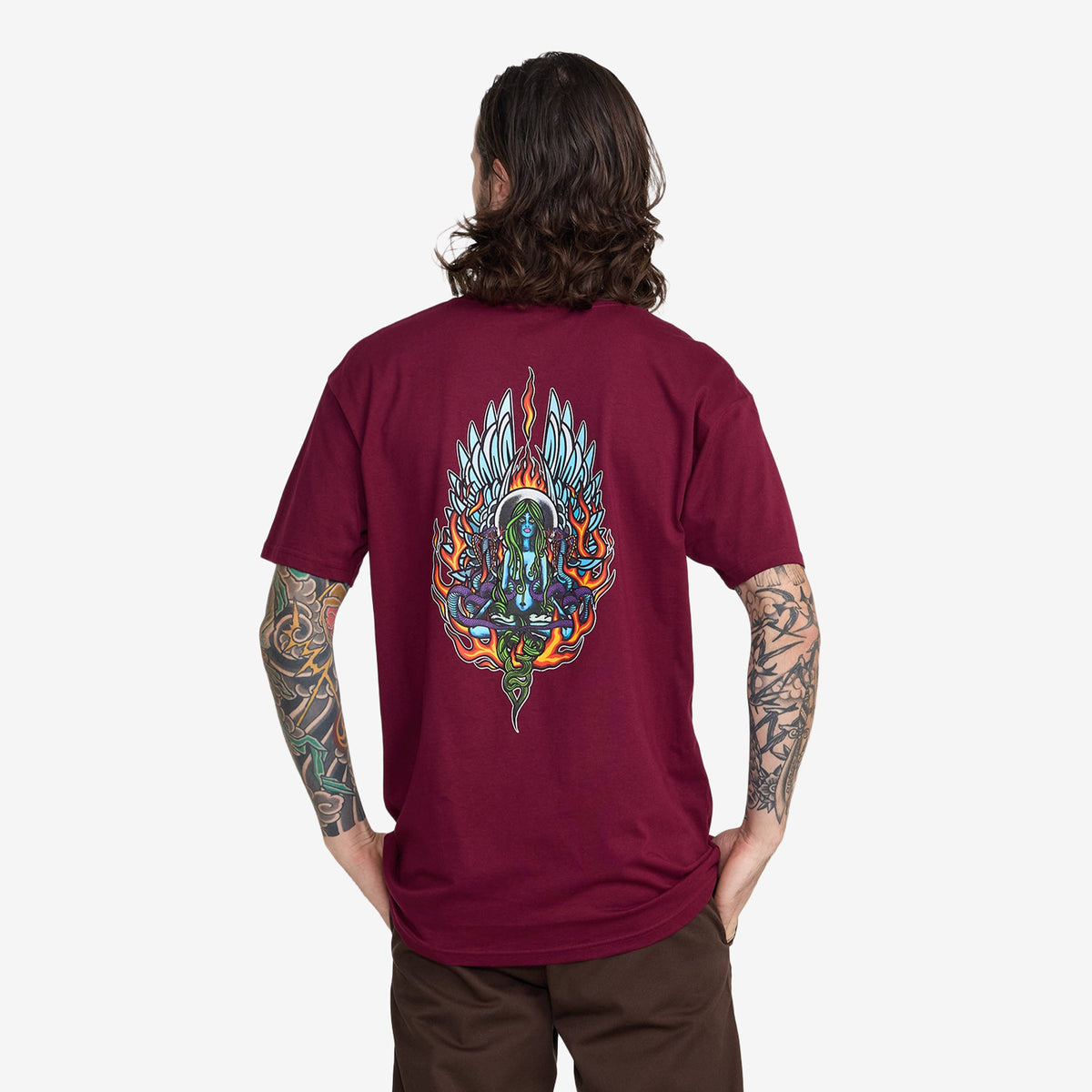 Freya  SS Tee // MAROON