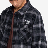 Burslem LS Flannel // CHARCOAL