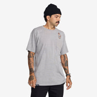 Arrows In The Dark SS Pocket Tee // HEATHER GREY