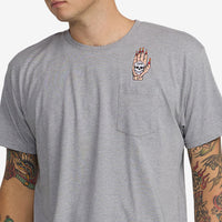 Arrows In The Dark SS Pocket Tee // HEATHER GREY