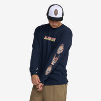 Arrows In The Dark LS Tee // NAVY
