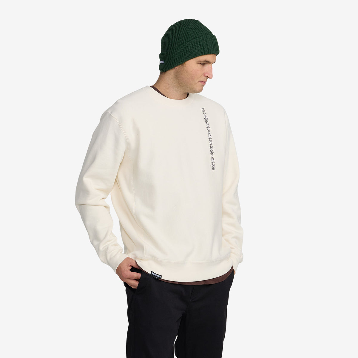 Age Of Winters CG450 Crew Fleece // BONE