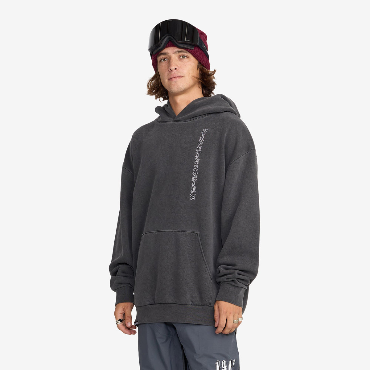 Age Of Winters G420 Pigment Dyed Hoodie // PIGMENT BLACK