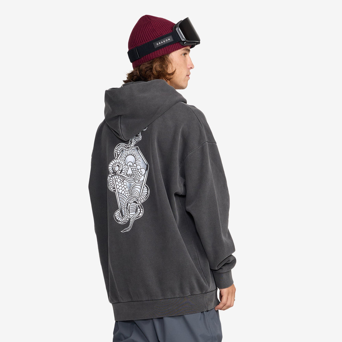 Age Of Winters G420 Pigment Dyed Hoodie // PIGMENT BLACK