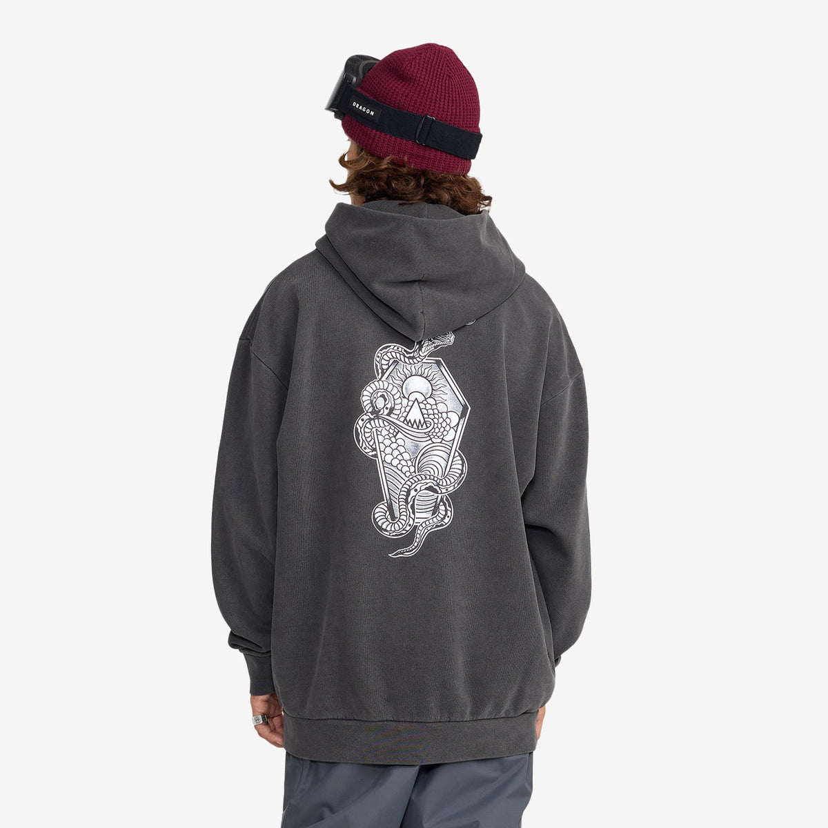 Age Of Winters G420 Pigment Dyed Hoodie // PIGMENT BLACK