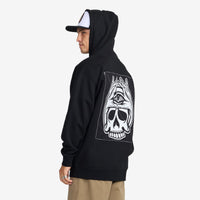 The Holder Zig Zag Zip Fleece // BLACK