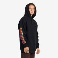 Hawks On The Run Pullover Hoodie // BLACK