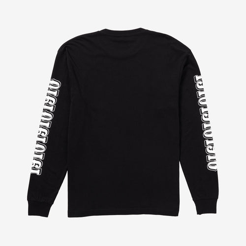 OG Font LS Tee // Black