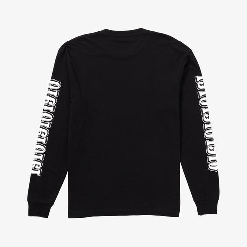 OG Font LS Tee // Black