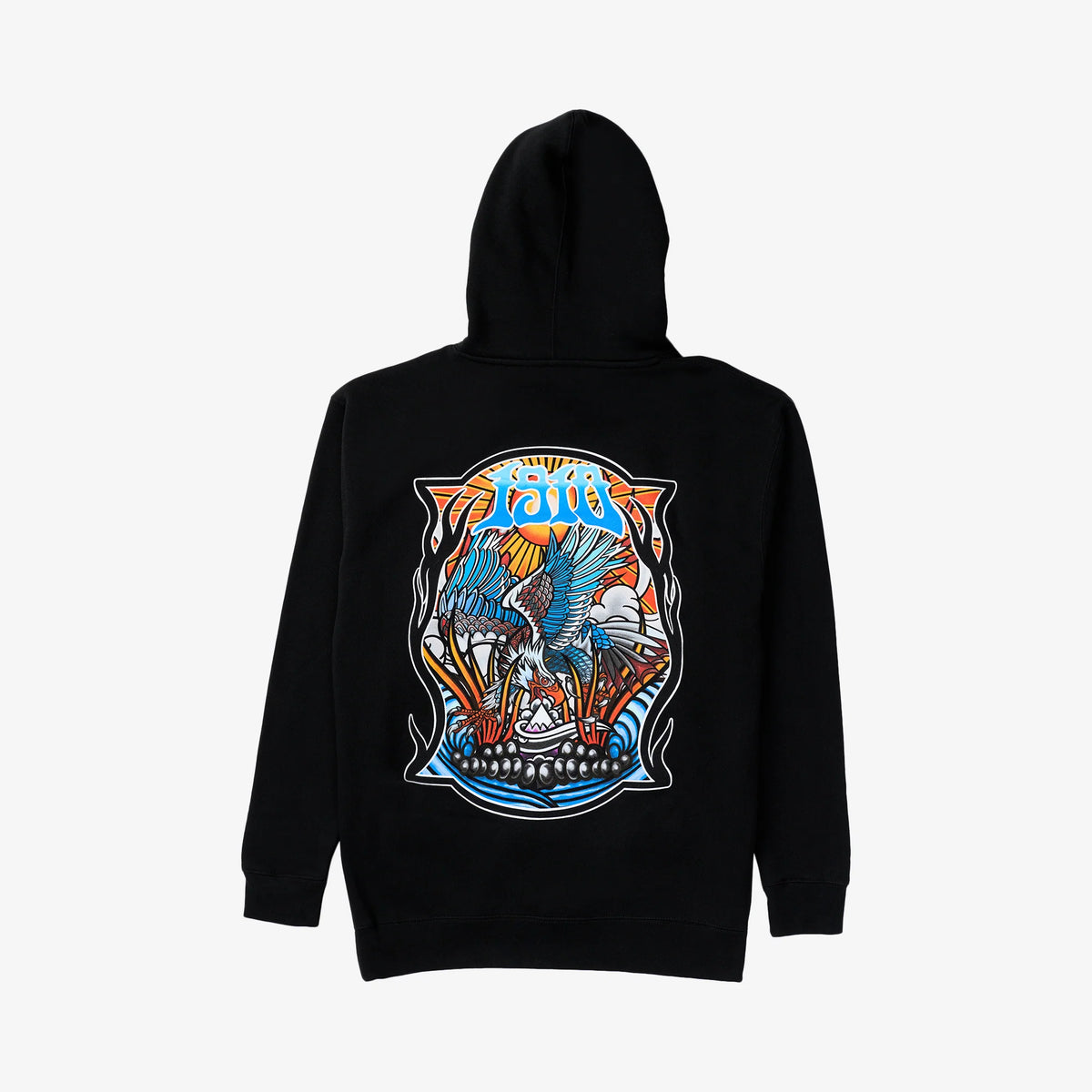 Ojo Rojo Pullover Hoodie // Black