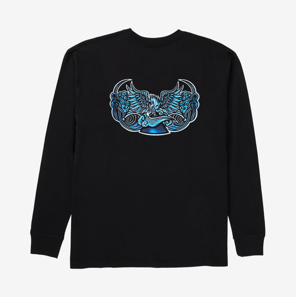 Eagles Never Die LS Tee // Black