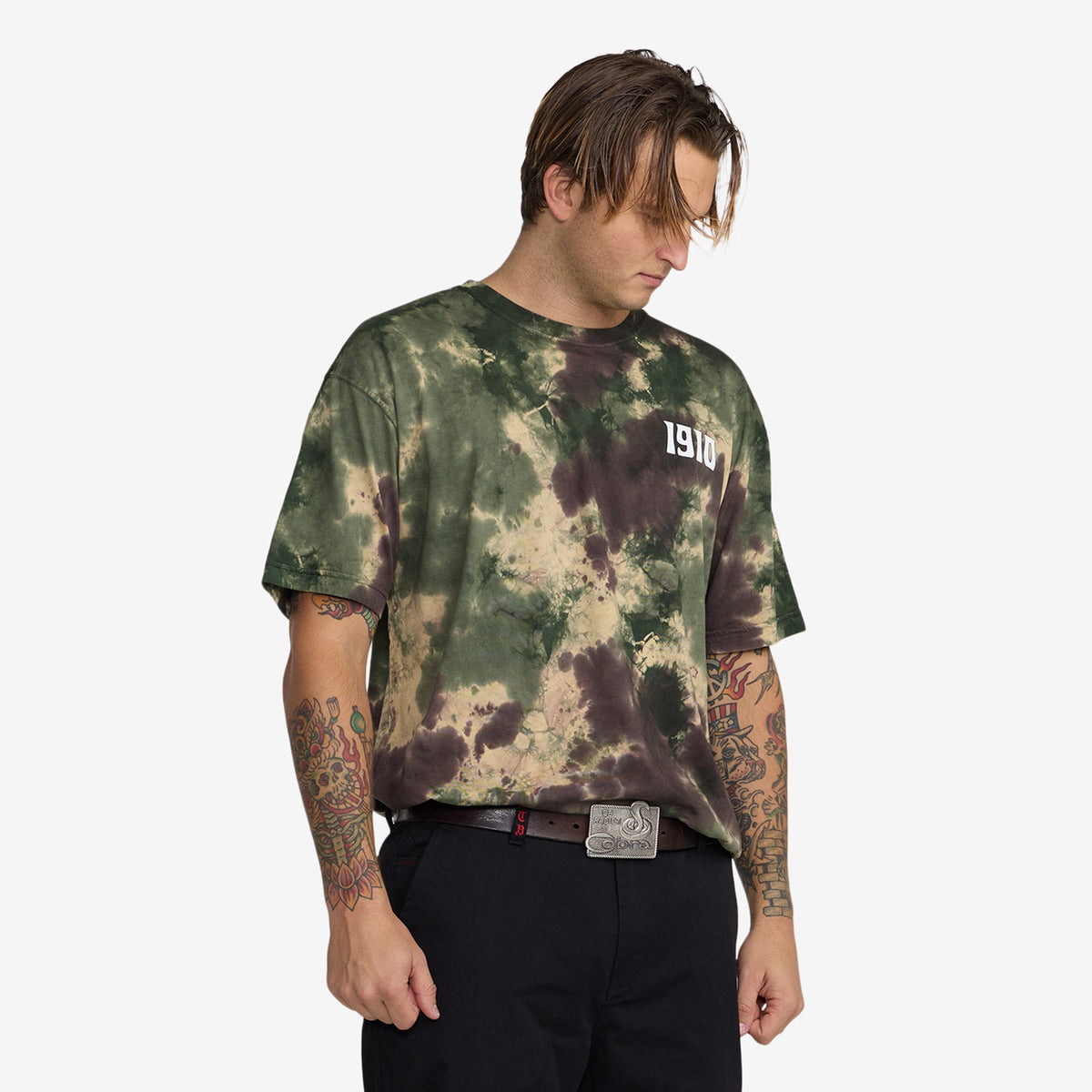 Hero's III SS Tee // TIE DYE CAMO