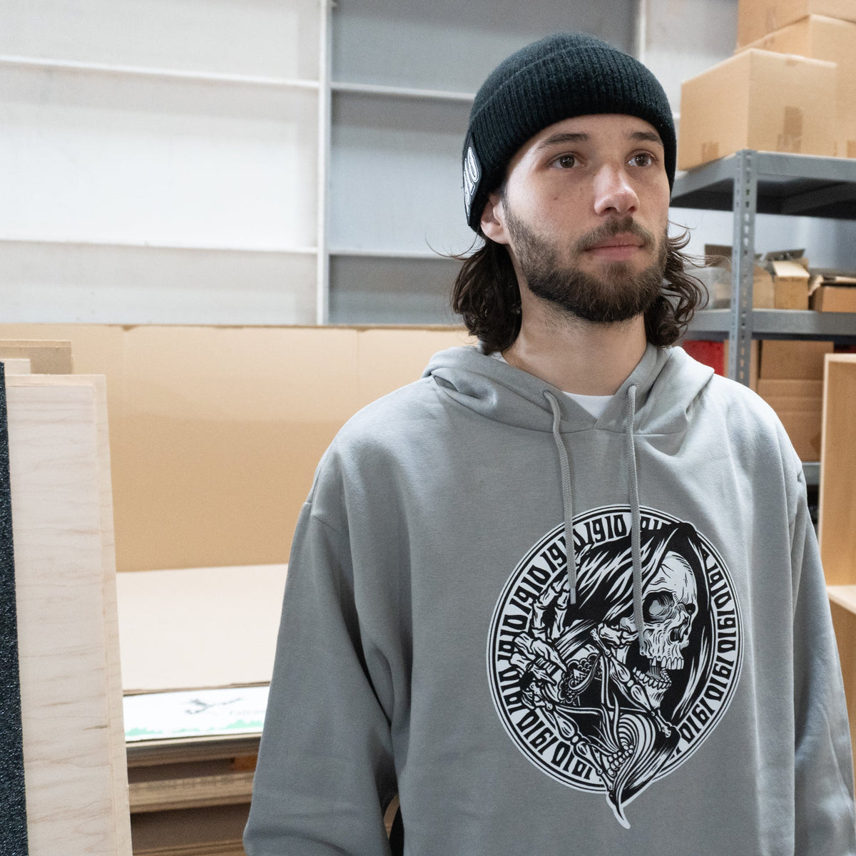 Times Up Lightweight Hoodie // Ultimate Grey