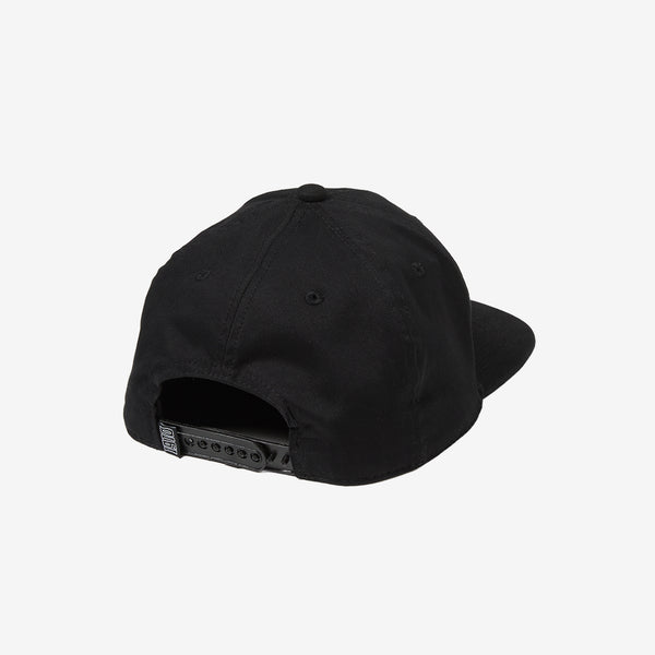 Twill By Death 6 Panel Hat // Black